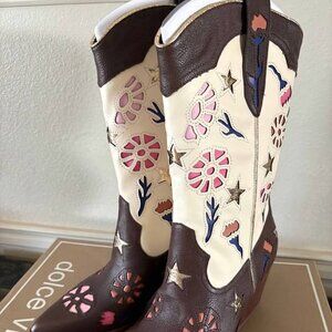 Dolce Vita Lassie Western Boot Expresso SZ 9- New